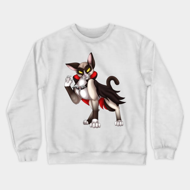 VampiCat: Snowshoe Point Crewneck Sweatshirt by spyroid101